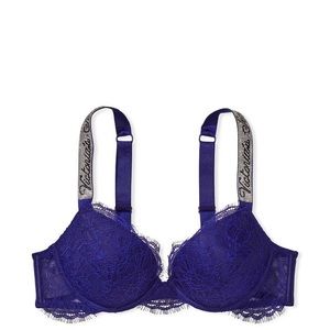 Victoria’s Secret Very Sexy Shine Strap Lace Push Up bra. Size 38D
